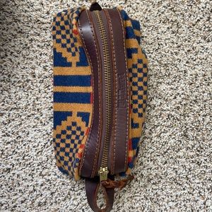 Authentic Pendleton Wool & Leather Dopp Kit